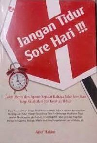 JANGAN TIDUR SORE HARI!