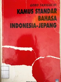 KAMUS STANDAR BAHASA INDONESIA-JEPANG