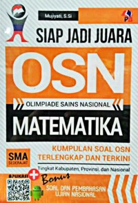 SIAP JADI JUARA OSN MATEMATIKA SMA/SEDERAJAT