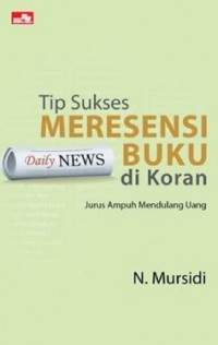 TIP SUKSES MERESENSI BUKU DI KORAN