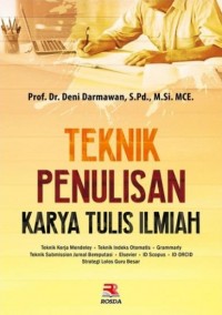 TEKNIK PENULISAN KARYA TULIS ILMIAH