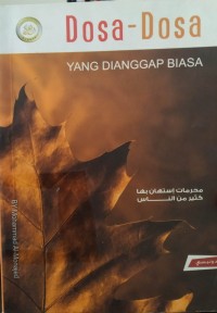 DOSA-DOSA YANG DIANGGAP BIASA