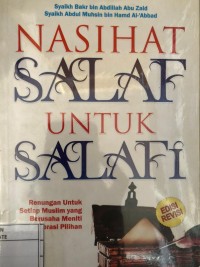 NASIHAT SALAF UNTUK SALAFI