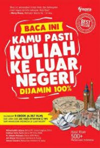 BACA INI KAMU PASTI KULIAH KE LUAR NEGERI