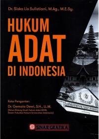 HUKUM ADAT DI INDONESIA